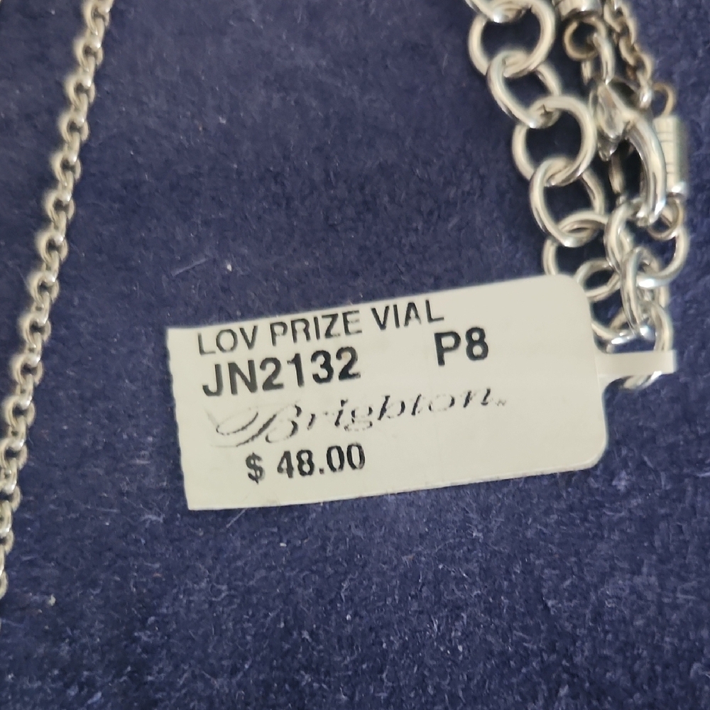 Brighton Silver Heart Charm Necklace - Picture 2 of 3